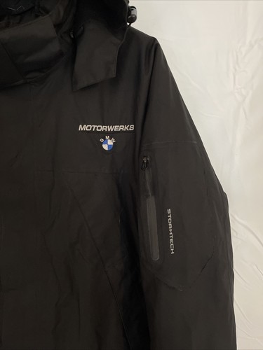 Storm Tech BMW MOTOR WERKS Jacke Herren klein schwarz 3in1 gefüttert Kapuze Winter - Bild 3 von 8