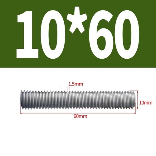 A2 Stainless Steel Threaded Rod Full Thread Studding Bar M10 M12 M14 M16 M18 M20 - Picture 16 of 133
