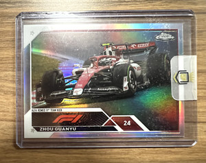 2023 Topps Chrome Formula 1 ZHOU GUANYU #58 - F1 CELEBRATIONS Variation SSP