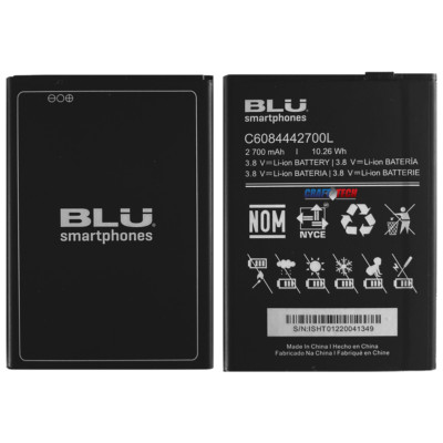 BLU C5 Max C270EQ Original OEM BLU Battery C6084442700L 2700mAh 10.26Wh New
