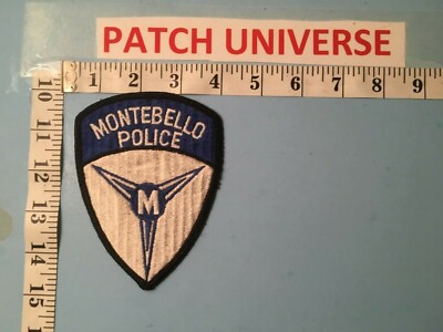 montebello shoulder patch police california