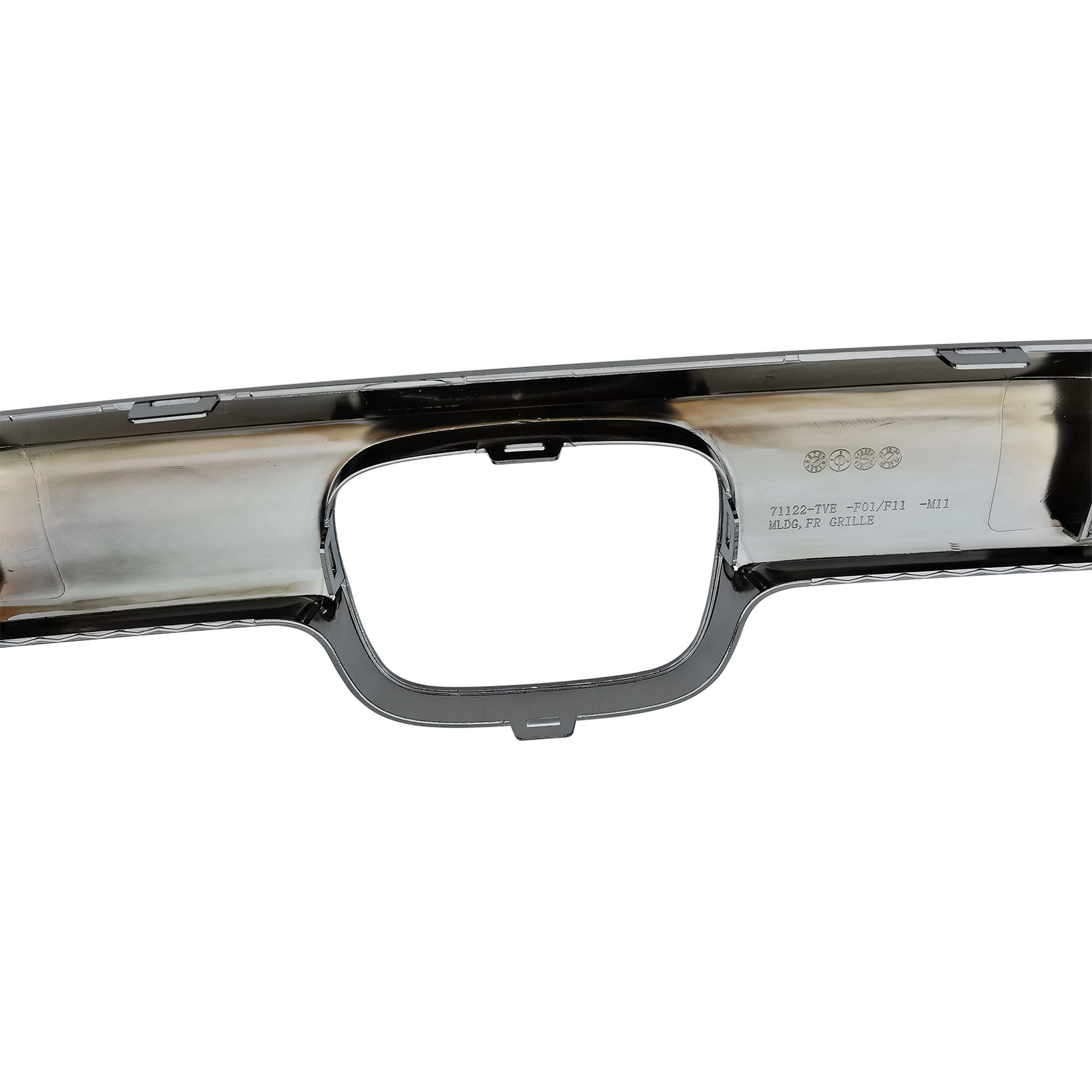 For 2021-2023 Honda Accord Front Upper Lower Grill Grey Chrome Fog Light Set