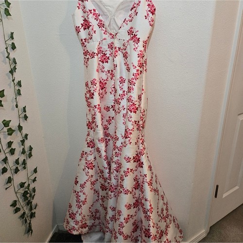 Blumen Meerjungfrau Kleid weiß rot klein - Bild 7 von 14