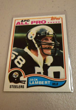 1982 Topps Football AFC All PRO Jack Lambert #213