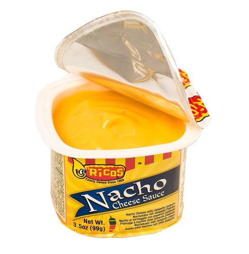 Salsa de queso Ricos Nacho tazas de 3,5 oz, paquete de 24 - perfecta para bocadillos - Imagen 3 de 5