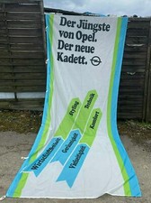 NEU + ORIGINAL Opel Kadett A B C D E Fahne Reklame Banner Werbung 