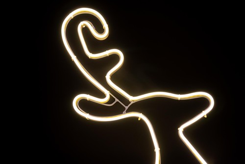 Christmas Neon Rope Light Silhouette Reindeer Calf Outdoor Wall Garden Decor UK - Picture 4 of 7