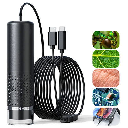 USB Mikroskop Lupe 10-200X 1080P Microscope Kamera 8LEDs Handy PC Microscope - Bild 10 von 16