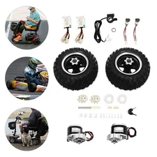 Double Wheel Motor Drive For Electric Cart Scooter Air Wheel Conversion Kit 250W