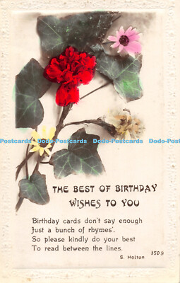R437845 The Best of Birthday Wishes to You Birthday cards dont say enough S Holt