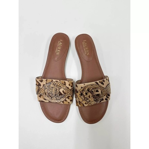Lauren Ralph Lauren Woman's Alegra Haircalf Slide Sandal, Size 9 M - Picture 3 of 3
