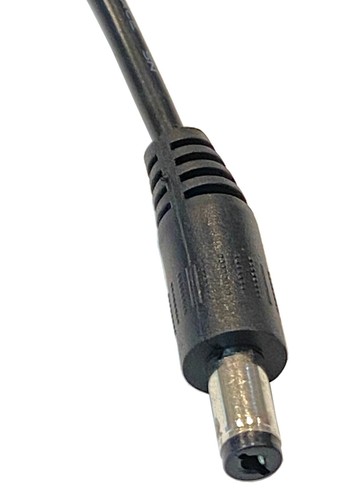 (3) Paquete de 6 in. Cable de enchufe de cañón de alimentación coaxial de CC macho/hembra 2,1 mm x 5,5 mm - Imagen 2 de 3