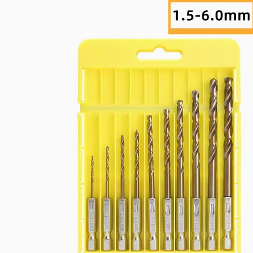 Sechskantschaft 1,5 mm-13 mm Bohrer Bit Set Drehbohrer 6542 Hochgeschwindigkeit Sechskantgriff - Bild 11 von 11