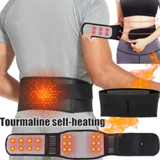 MAGNETIC POSTURE CORRECTOR BAD BACK LUMBAR SHOULDER SUPPORT BELT BRACE MEN WOMEN