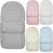Broderie Anglaise Footmuff / Cosy Toes Compatible with Mountain Buggy