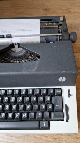 Schreibmaschine Olympia Report De Luxe elektrische Original Schutzplane SKE - Afbeelding 6 van 8