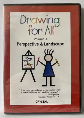 Drawing For All Volume 3: Perspective & Landscape (New Sealed DVD See Photos!)