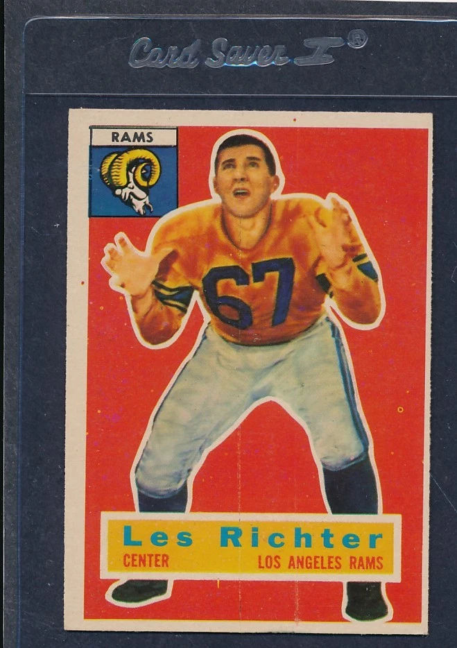 Les Richter trading card