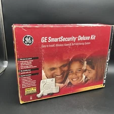 GE Smart Security Deluxe Kit NOS SmartHome New Panel Sensors Remote RARE