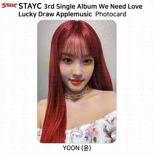 StayC 3rd Single Album We Need Love Photocard Lucky Draw Apple Everline Withmuu - Picture 39 of 95