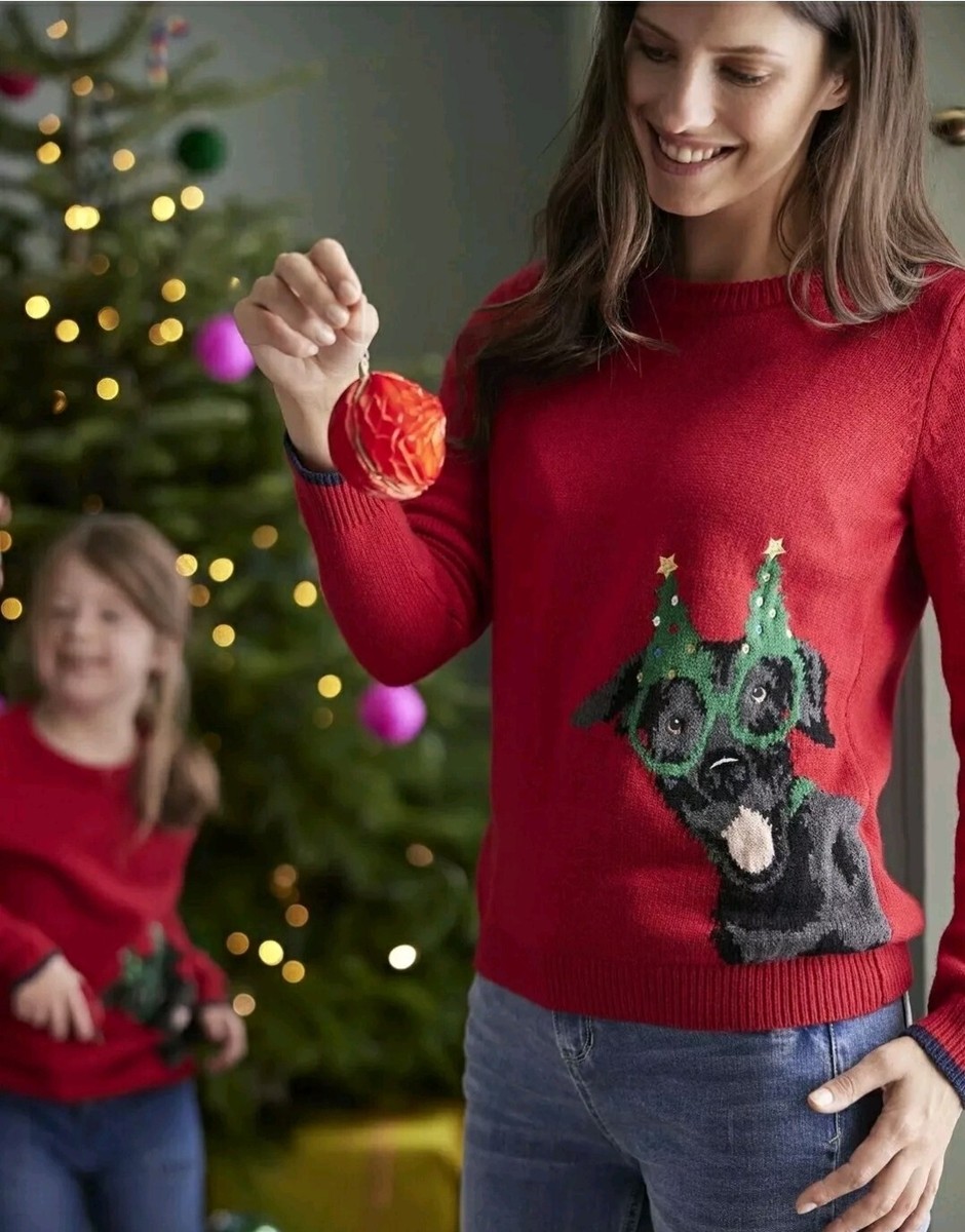 Joules Christmas Jumper Woman Joules Womens The Cracking Festive