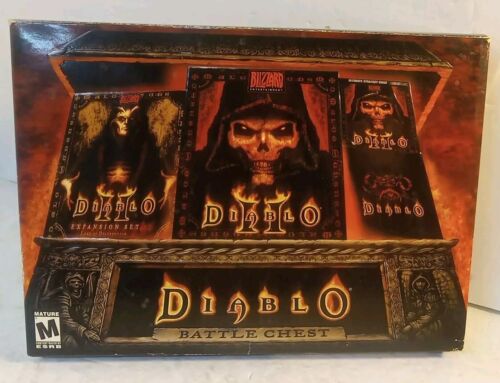 2000-2001 Diablo 2 II Battle Chest Big Box PC Game (+) 1998 Diablo PC Game - Picture 2 of 20
