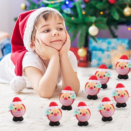Christmas Wind Up Toys Party Bag Fillers Clockwork Jumping Toys Children Gifts - Picture 20 of 43