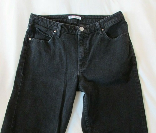 Ladies "Riders by Lee" Size 14L (W32/L33) Black, Relaxed Fit, Straight Leg Jeans - Picture 2 of 9