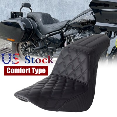 For Harley Softail Low Rider Sport Glide Models Comfort Type Gel Pad Seat 18-24