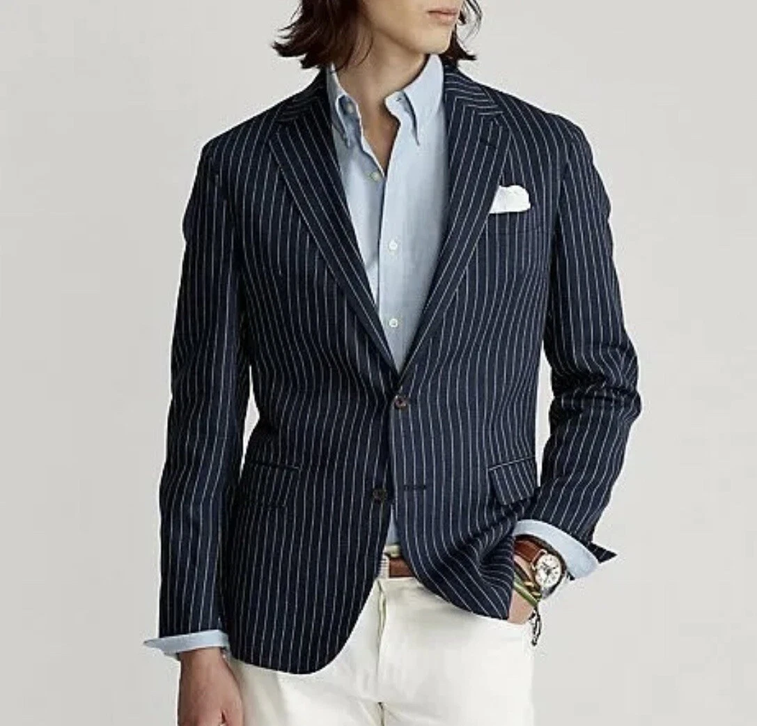 Ralph lauren store pinstripe blazer