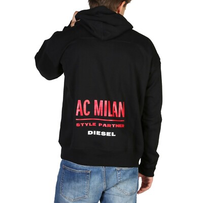 Diesel AC Milan Mens Hoodie Black XL Retail for sale online Diesel AC Milan Mens Hoodie Black XL Retail for sale online