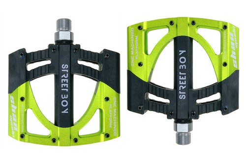 Pedales planos universales sellados de 3 rodamientos de aluminio para bicicleta de montaña ciclismo de carretera - Imagen 17 de 20
