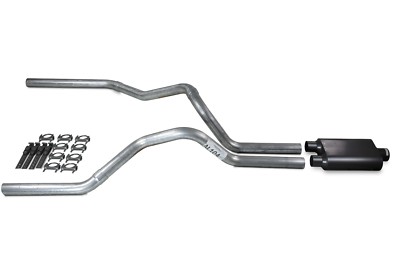 Dodge Ram 1500 Truck 09-18 2.5'' Dual Truck Exhaust Kits 2 Chamber Muffler