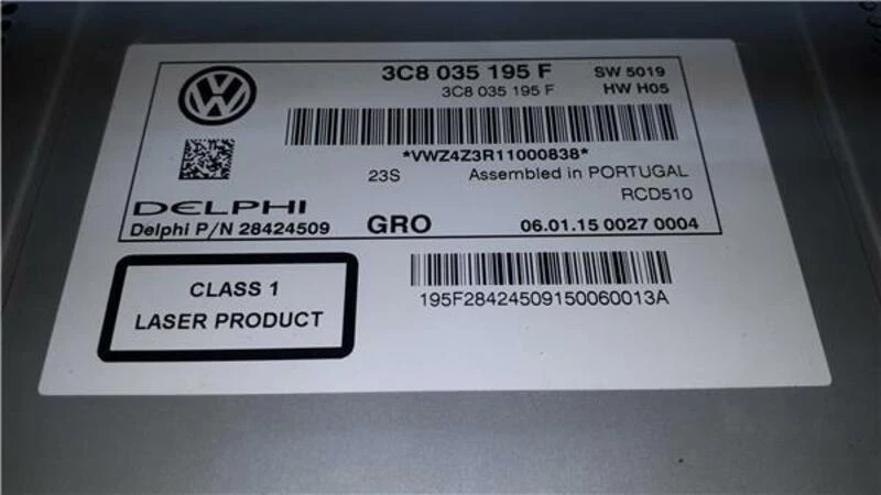 3C8035195F radio für VOLKSWAGEN TIGUAN (5N2) 2.0 ADVANCE BMT 313096 - Bild 3 von 4