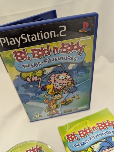 Ed, Edd N Eddy: The Mis-Edventures Playstation 2 PS2 2005 PAL Complete W/ Manual - Picture 3 of 4