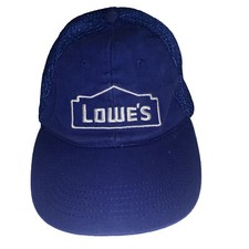 Lowes Pro Services Hat Cap Strap Back Mens Blue Adjustable Logo