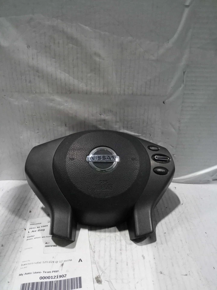 Used Steering Wheel Air Bag fits: 2011 Nissan Altima driver wheel w/o leather st Foto 2 de 4