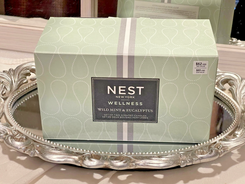 Nest Fragrances Wild Mint & Eucalyptus Set of 2 DUO 8oz