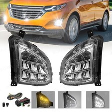 For 2018-2020 Chevy Equinox Led Fog Lights W Signal Bumper Lamps Drlwiring
