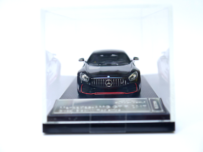 Mercedes AMG GT R 2017 glossy black w. red stripe, Almost Real in