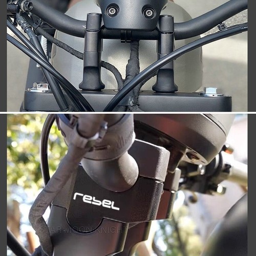 For Honda Handlebar Risers Mount Rebel 300 500 1100 CMX300 CMX500 CMX1100 17-24 - Picture 6 of 11