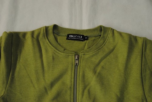 Bond International DAMEN Olive Mergel Waffel Zip Jacke Neu Official Selten - Picture 3 of 4