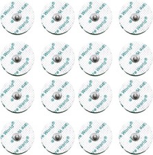 TENS/EMS Electrodes Set of 16 Round Electrodes with 3.5mm Stud Connection