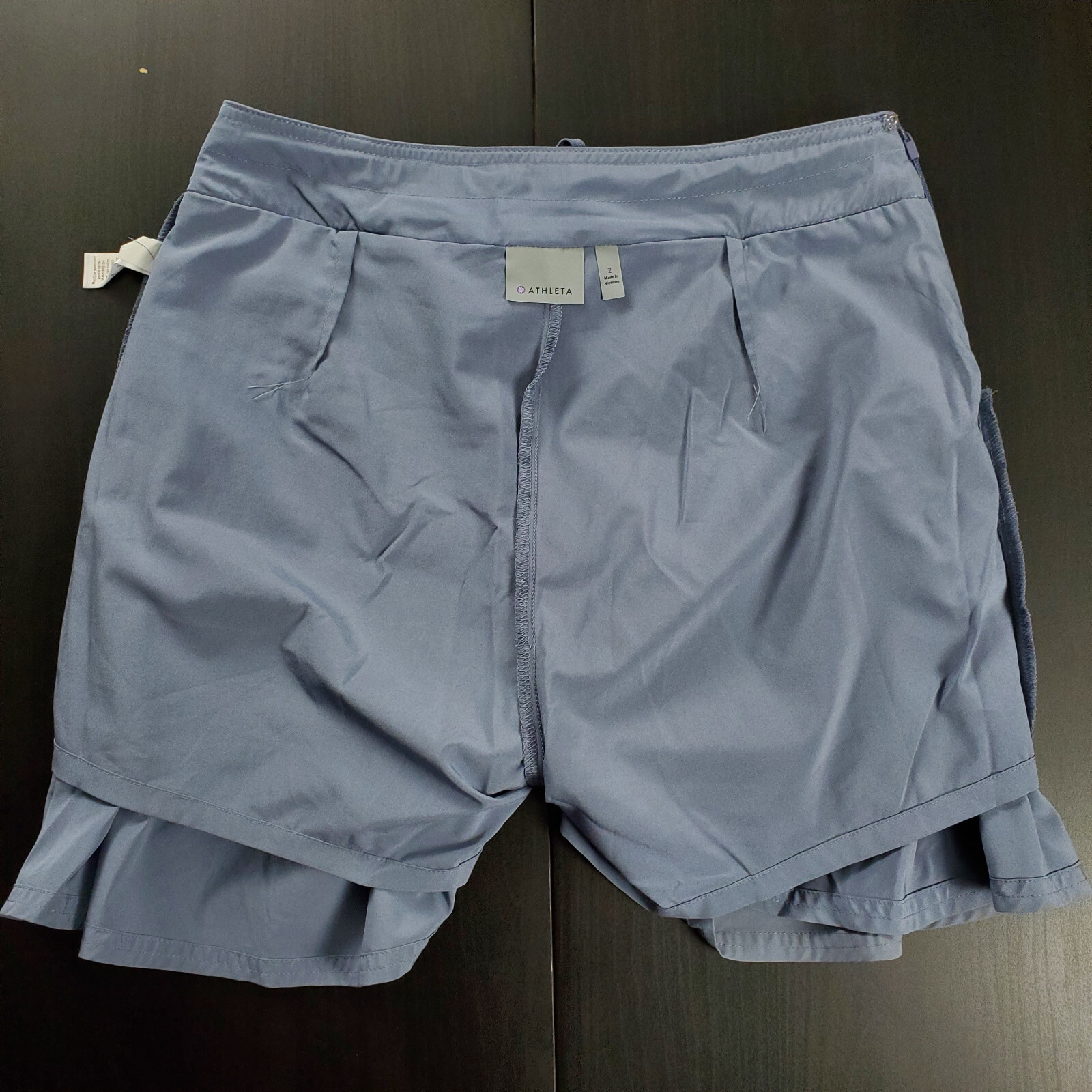 Athleta Size 2 Performance Stretch Skort Blue-Gra… - image 3