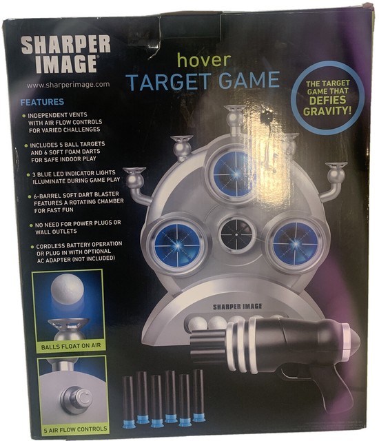 Sharper Image Hover Target Game 6 Barrel Blaster 5 Floating Targets F7 for sale online | eBay