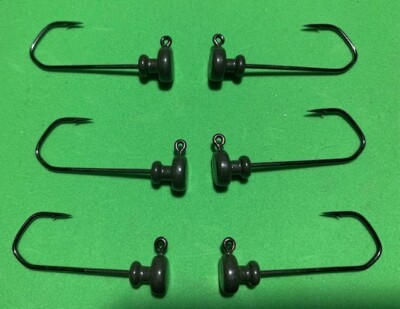 3/32 Oz. Ned Jig w/ Collar, 2/0 VMC Barbarian Hook, 10 pack