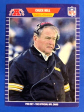Chuck Noll 1989 Pro Set Football Head Coach - Steelers