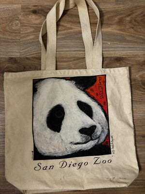 GIANT PANDA TOTE BAG San Diego Zoo Rare