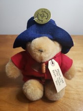 NWT 1988 Eden Toy Paddington Bear 30th Anniversary Stuffed Animal Plush Toy 8"