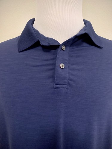 Polo Ben Hogan Golf Para Hombre Mangas Cortas Talla 2XL Azul Alta Calidad - Imagen 3 de 6